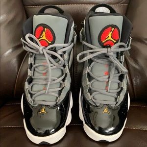 🔥Jordan 6 Rings Cool Grey /University Gold 6Y